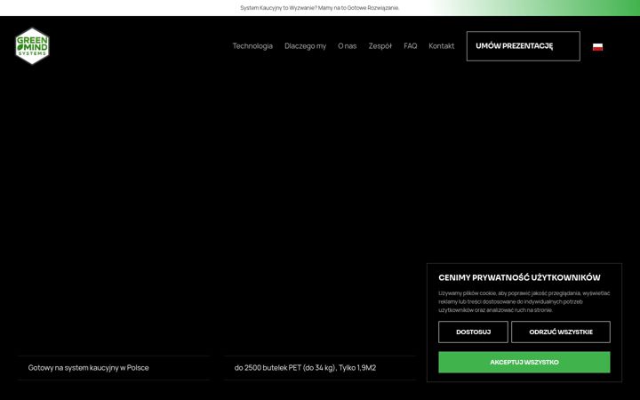 Screenshot of greenmindsystems.com