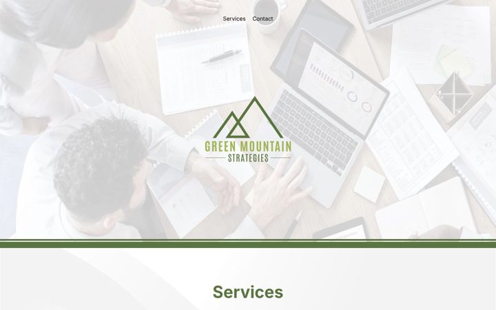 Screenshot of greenmountainstrategies.co