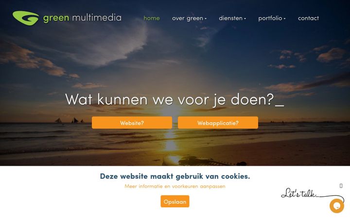 Screenshot of greenmultimedia.nl