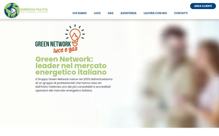 Screenshot of greennetworkenergy.it