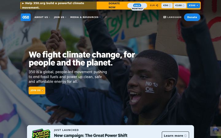 Screenshot of greennewdealbd.org