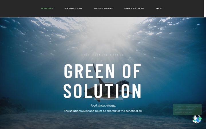 Screenshot of greenofsolution.com