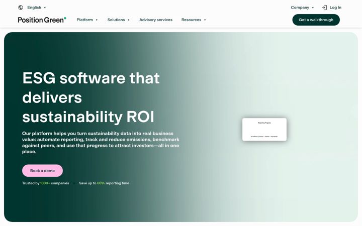 Screenshot of greenomy.io