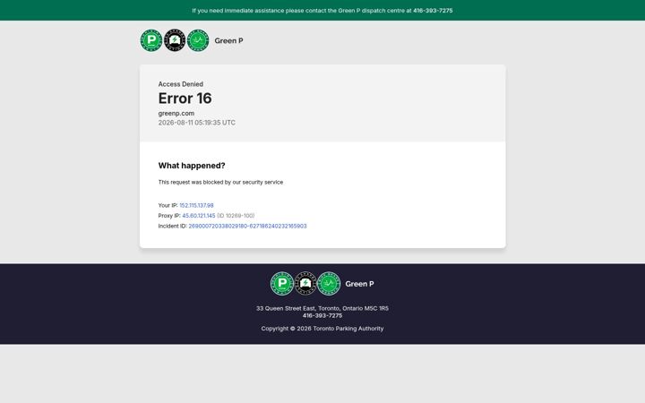 Screenshot of greenp.com