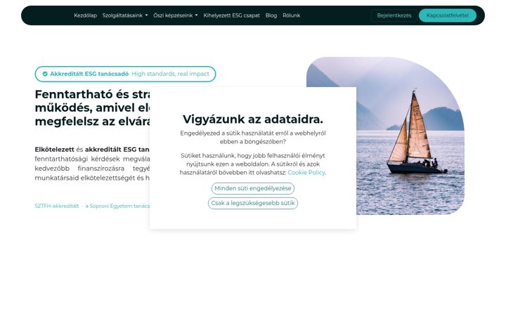 Screenshot of greenpact.hu