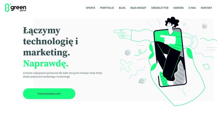 Screenshot of greenparrot.pl