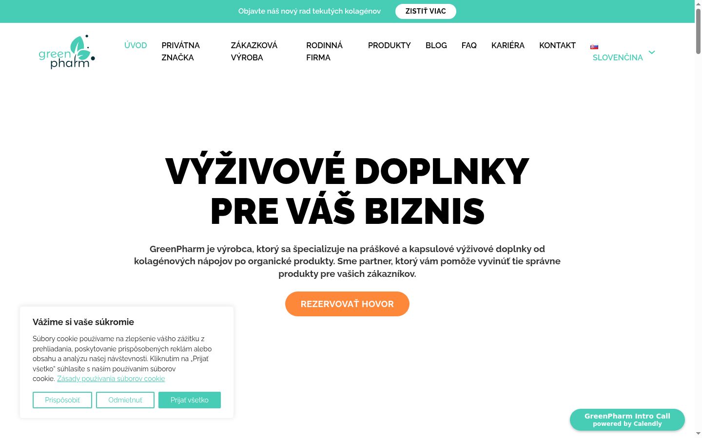 Snímek obrazovky baneru souhlasu zobrazeného před jakoukoli interakcí