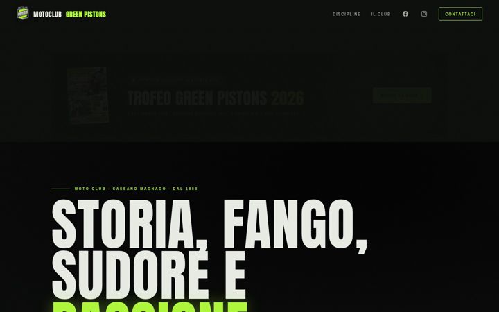 Screenshot of greenpistons.it