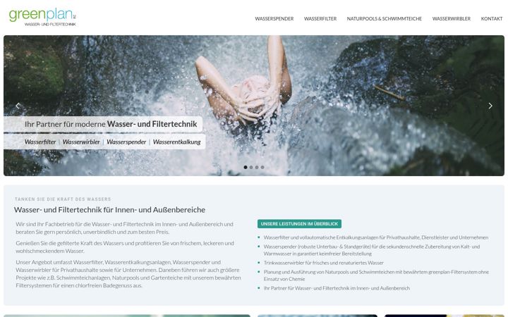 Screenshot of greenplan24.com