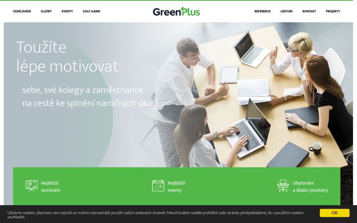 Screenshot of greenplus.cz