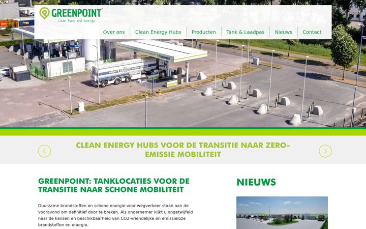 Screenshot di greenpointfuels.nl