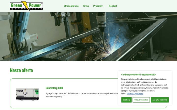 Screenshot of greenpowergen.pl