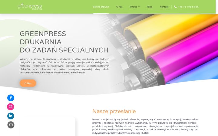 Screenshot of greenpress.pl