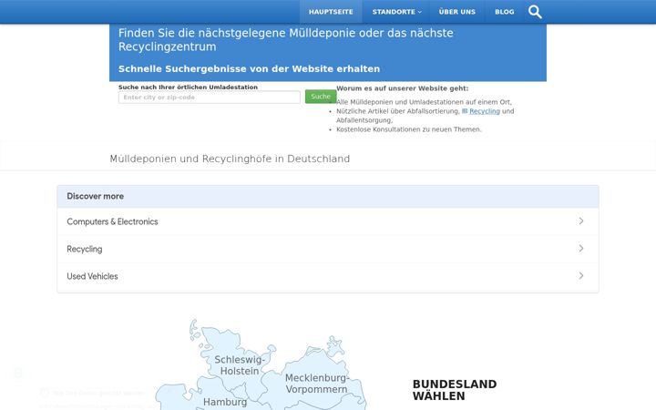 Screenshot of greenrecovery.eu