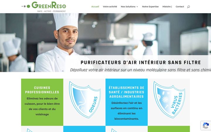 Screenshot of greenreso.com