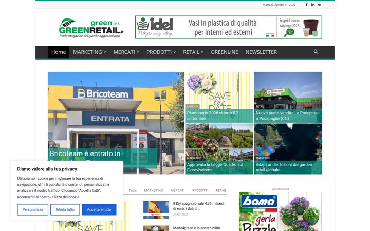 Screenshot of greenretail.it