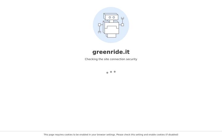 Screenshot of greenride.it