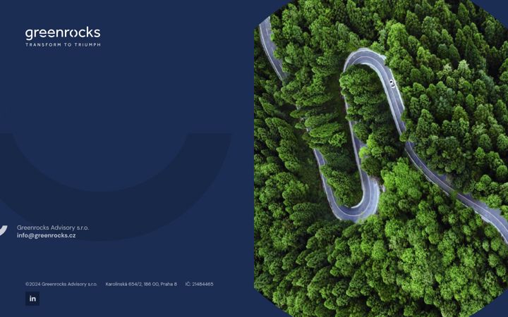 Screenshot of greenrocks.cz