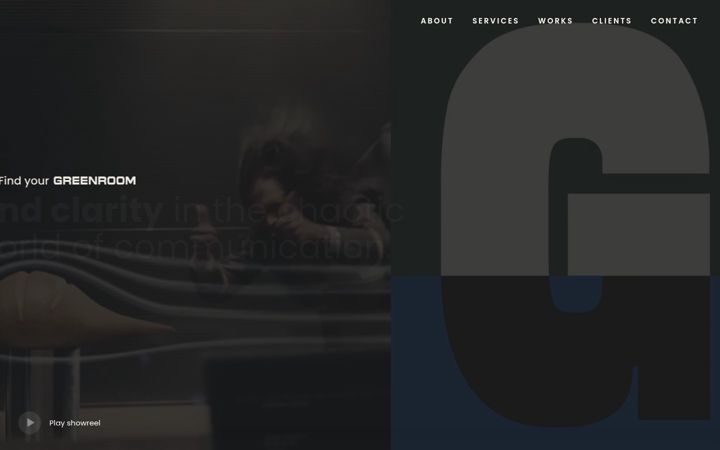 Screenshot of greenroom.hu