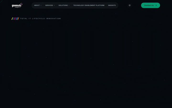 Screenshot of greensafeit.com