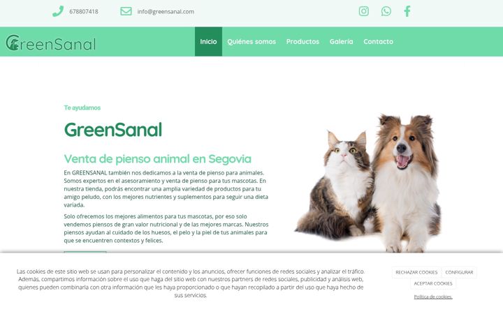 Screenshot of greensanal.com