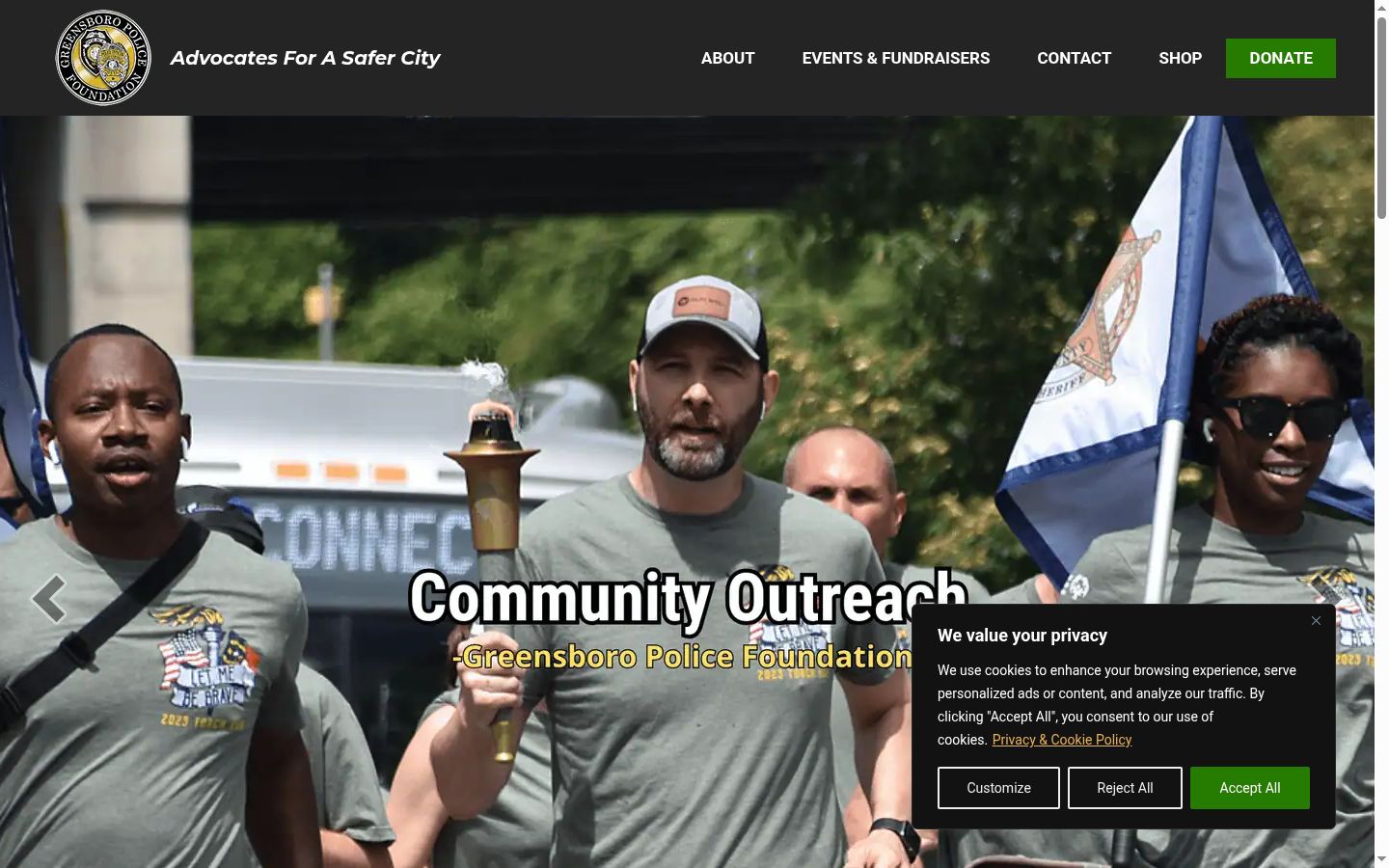 Screenshot des Einwilligungsbanners vor jeglicher Interaktion