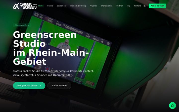 Screenshot of greenscreen-rheinmain.de