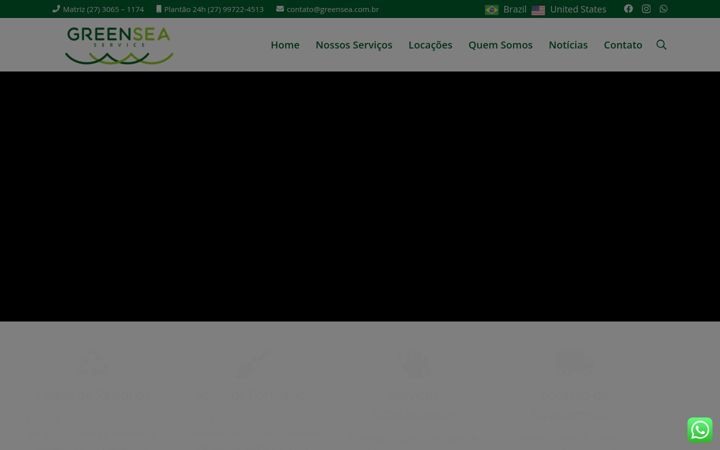 Screenshot of greensea.com.br