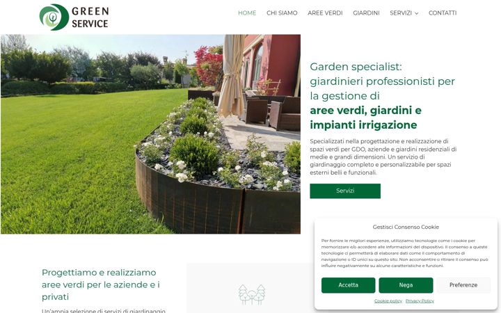 Screenshot of greenservice-srl.it