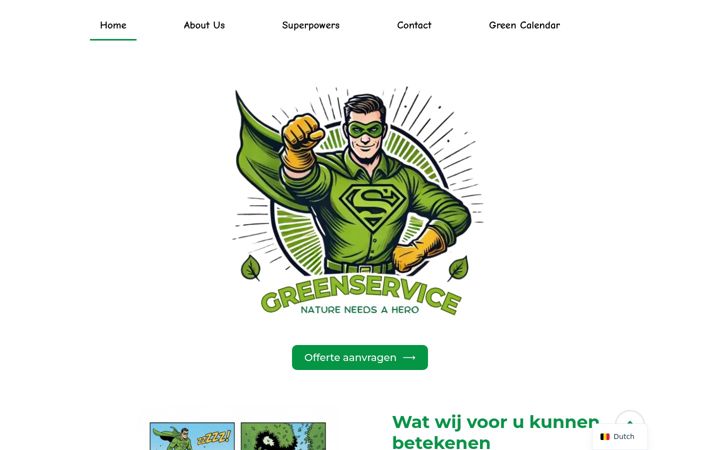 Screenshot of greenservice.be