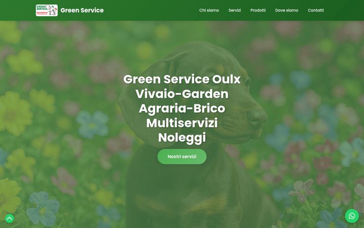 Screenshot of greenserviceoulx.it