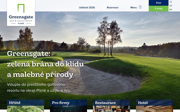 Screenshot of greensgate.cz