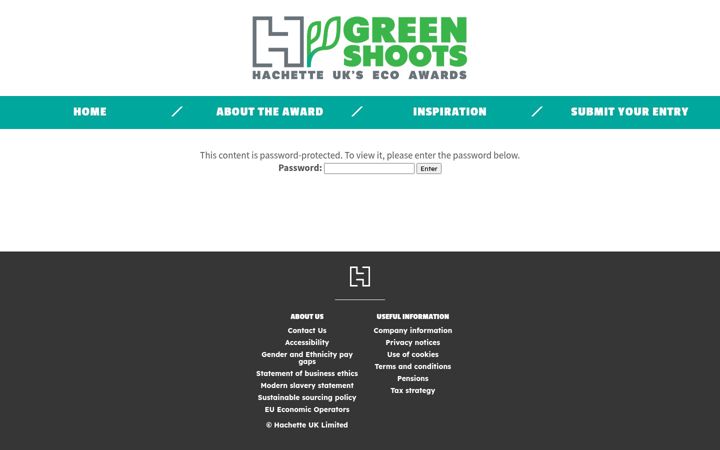 Screenshot of greenshootshuk.co.uk