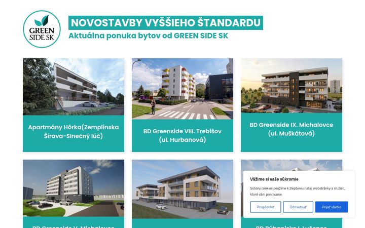 Screenshot of greensidesk.sk