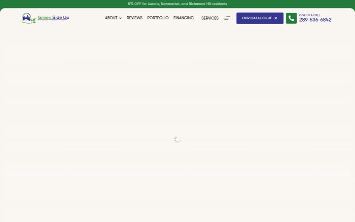Screenshot of greensideupcontracting.com