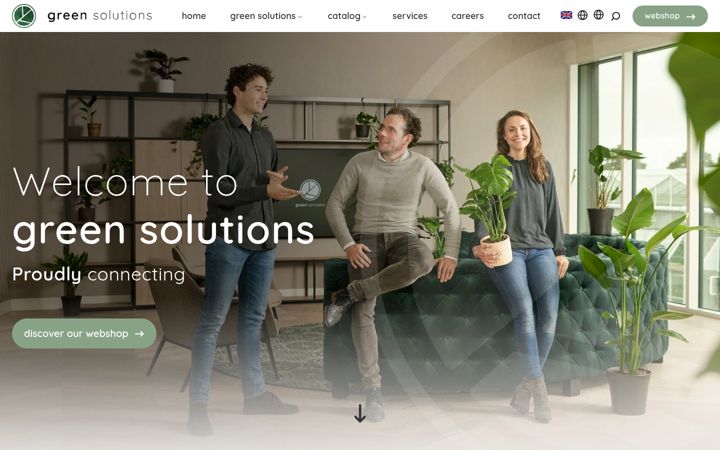 Screenshot of greensolutions.eu