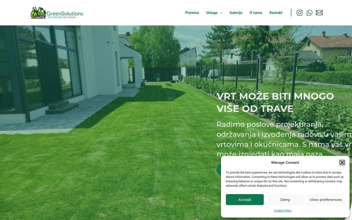 Screenshot of greensolutions.hr