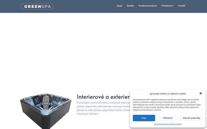 Screenshot of greenspa.sk