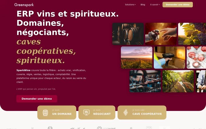 Screenshot of greenspark.fr