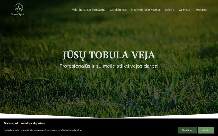 Screenshot of greenspot.lt