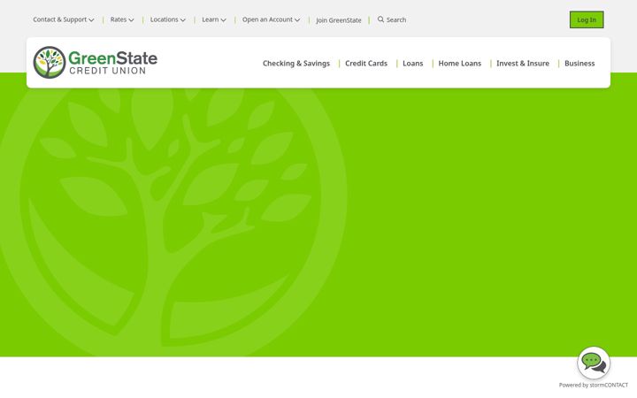 Screenshot of greenstate.org