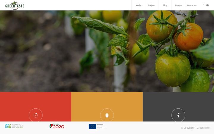 Screenshot of greentaste.pt