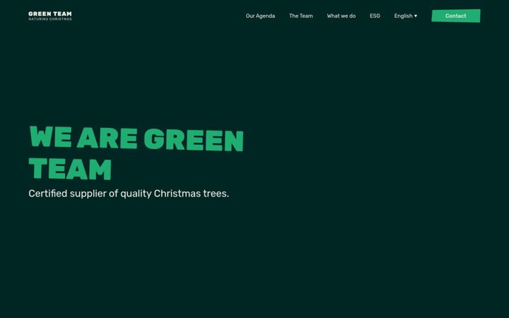Captura de ecrã de greenteam-group.com