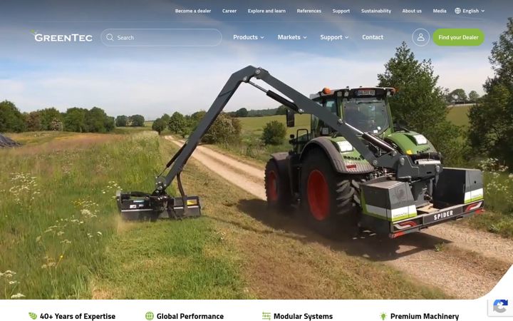 Screenshot of greentec.eu