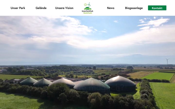 Screenshot of greentech-park.de