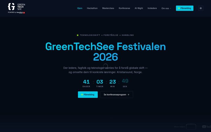 Screenshot of greentechsee.no