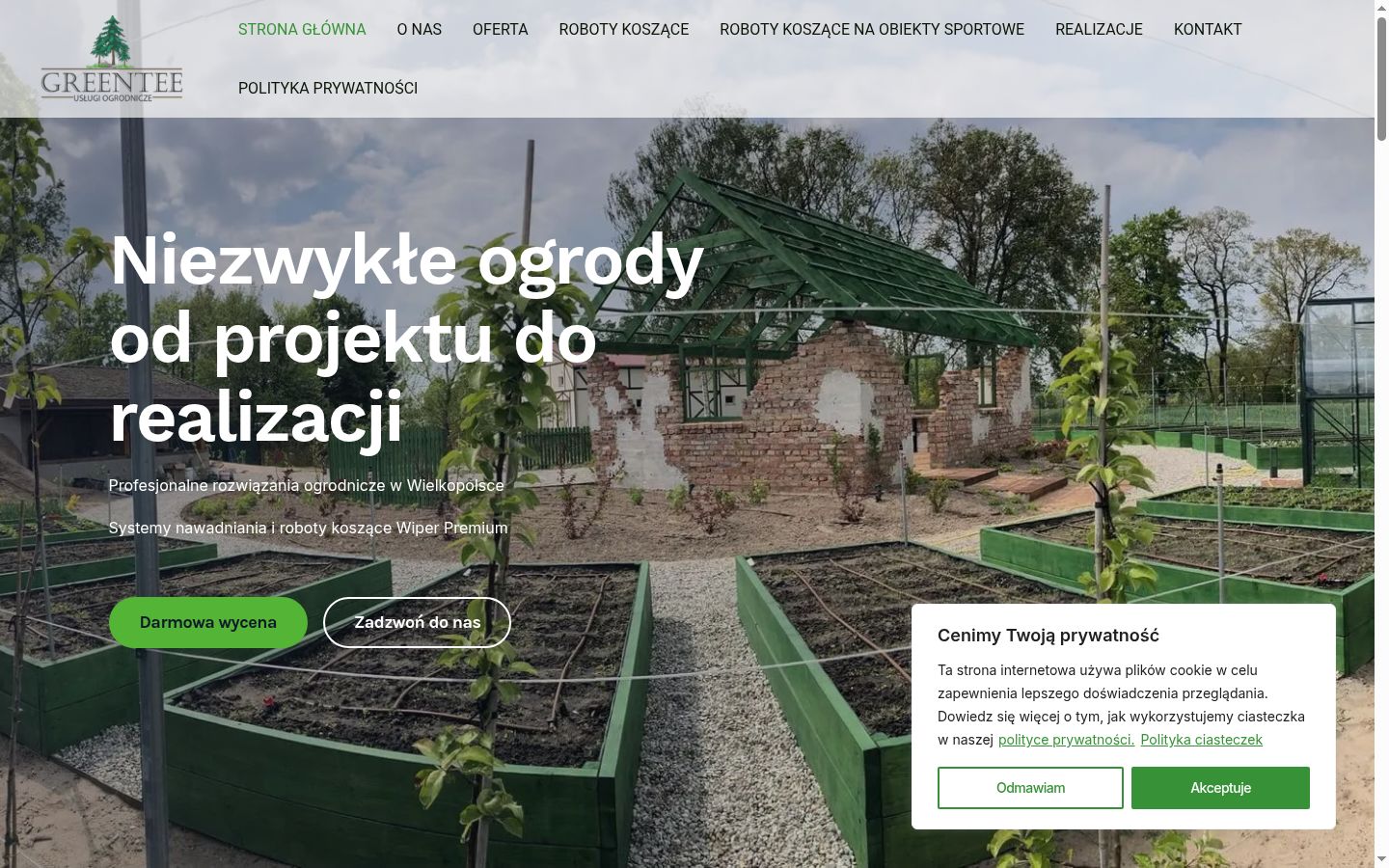 Képernyőkép a bármilyen interakció előtt megjelenő hozzájárulási bannerről