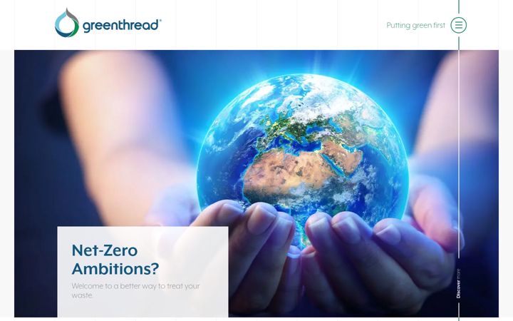 Screenshot of greenthreadsolutions.com