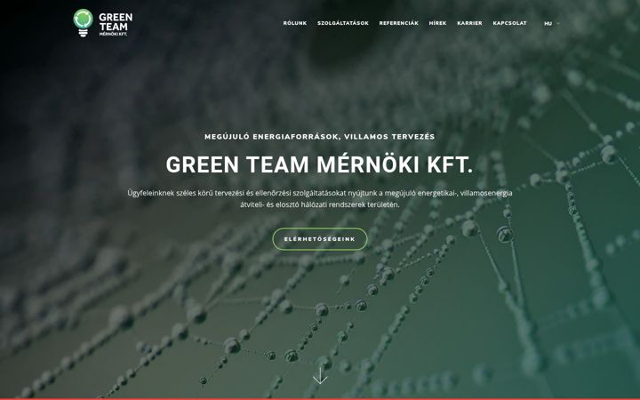 Screenshot of greentm.hu