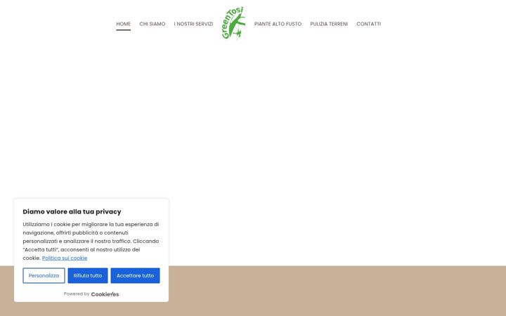 Screenshot of greentosi.it